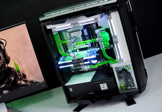 Lian LI Odyssey X [PC water cooling Build] MW2 tribute